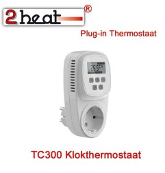 2Heat Plug-in TC300 klokthermostaat | Luchtreinigeronline