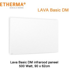 Etherma Lava Design Basic DM infrarood paneel 500 Watt 90 x 62 cm | Luchtreinigeronline