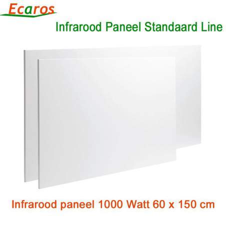 Ecaros Infrarood warmtepaneel 1000 Watt 60 x 150 cm