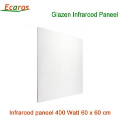 Ecaros Glazen Infrarood Warmtepaneel 400 watt 60 x 60cm