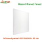 Ecaros Glazen infrarood paneel 400 Watt wit glans 60 x 60 cm