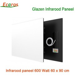 Ecaros Glazen Infrarood Warmtepaneel 600 watt 60 x 90cm