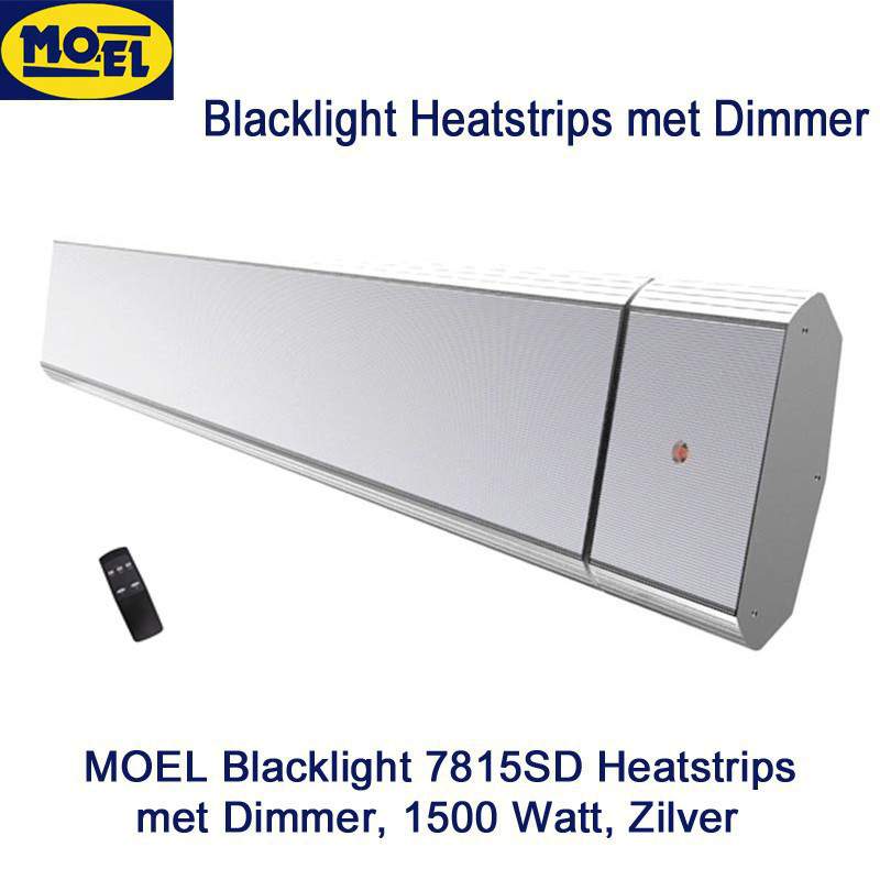 MOEL Blacklight Heater Met Dimmer Zilver 1500 watt, Outlet product