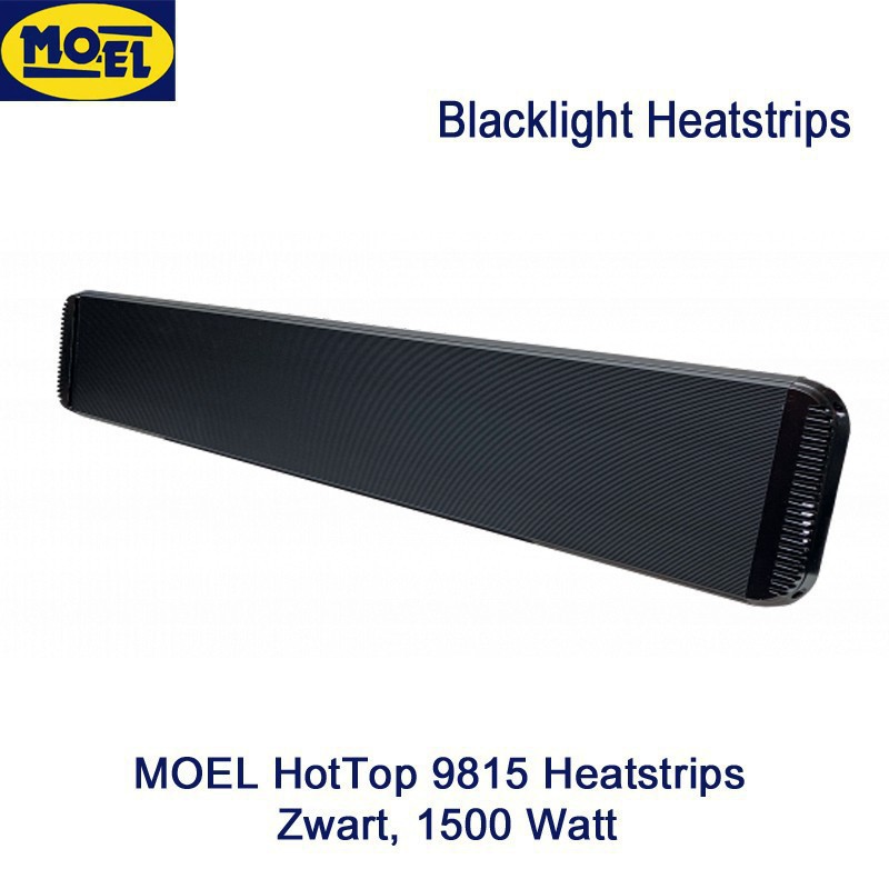 Moderniseren Revolutionair Ziektecijfers MOEL HotTop 9815 Heatstrip Zwart, 1500 Watt | Luchtreinigeronline