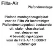 Plafond montagebeugelplaat voor de Filta-air 10.000RT luchtreiniger|Luchtreinigeronline
