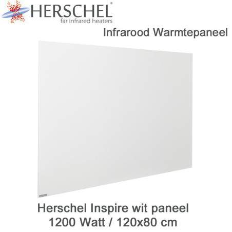 Herschel Inspire wit infrarood paneel 1200 Watt, 120 x 80 cm