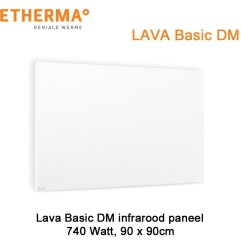 Etherma Lava Design Basic DM infrarood panelen | Luchtreinigeronline