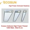 Ecosun Anticore hoge temperatuur paneel, 1200 Watt|Luchtreinigeronline