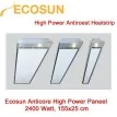 Ecosun Anticore hoge temperatuur paneel, 2400 Watt|Luchtreinigeronline