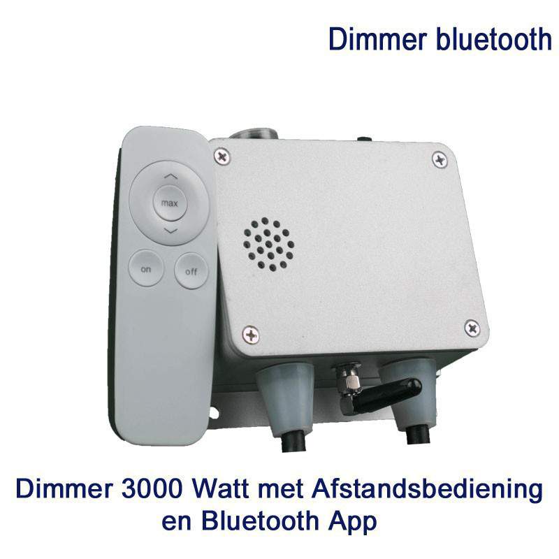 Dimmer 3000 Watt met Afstandsbediening en Bluetooth App