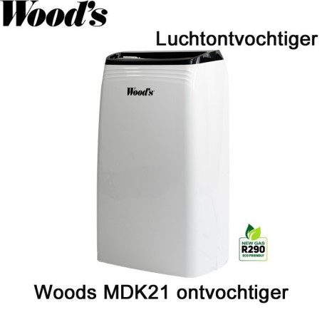 Woods MDK21 Luchtontvochtiger, tot 80 m²