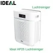 Ideal AP25 Luchtreiniger 15 tot 35 m²|Luchtreinigeronline