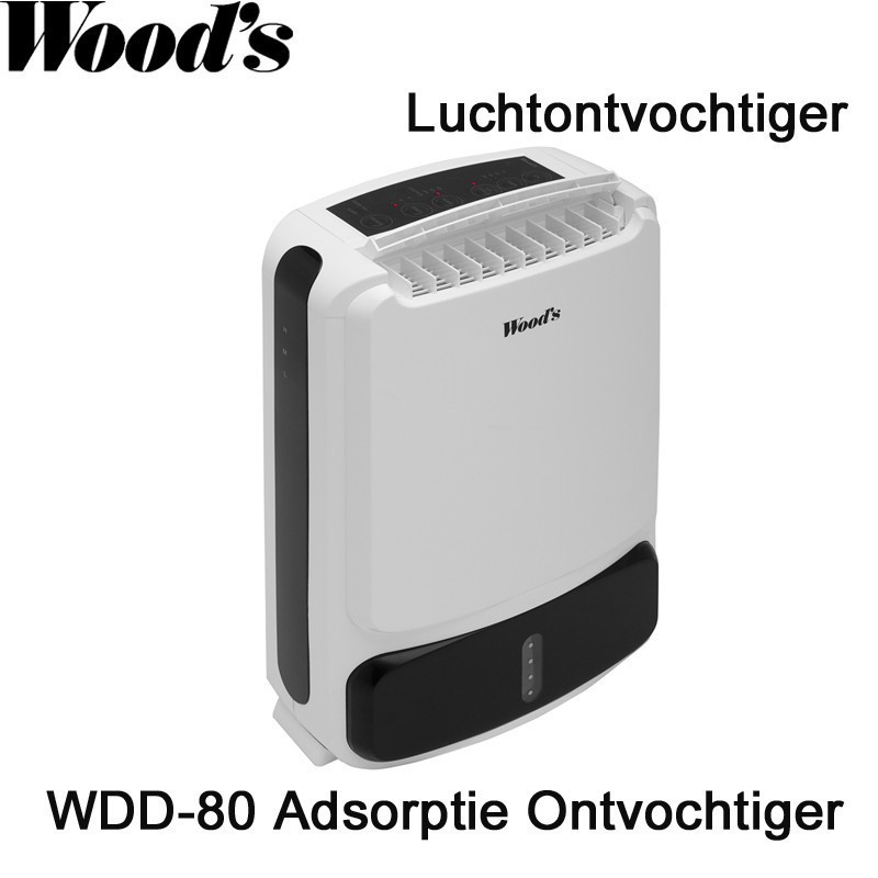 Woods WDD80 adsorptie ontvochtiger, voor koude ruimte