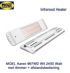 MOEL Aaren 967WD infrarood heater met dimmer 2400 Watt | Luchtreinigeronline