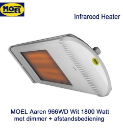 MOEL Aaren 966WD infrarood heater met dimmer 1800 Watt