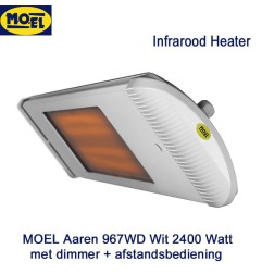 MOEL Aaren 967WD infrarood heater met dimmer 2400 Watt | Luchtreinigeronline