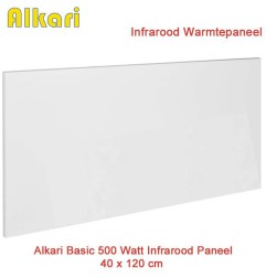 Alkari Basic infrarood paneel 500 Watt 40 x 120 cm | Luchtreinigeronline