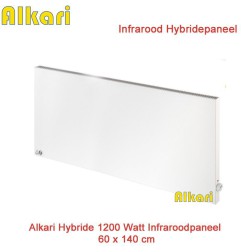 Alkari Hybride infrarood paneel 1200 Watt, 140 x 60cm | Luchtreinigeronline