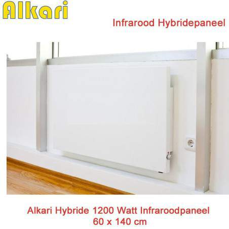 Alkari Hybride infrarood paneel 1200 Watt, 140 x 60cm