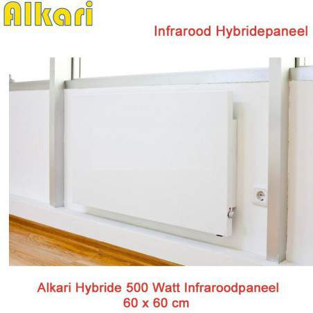 Alkari Hybride hybride infrarood paneel 500 Watt 60 x 60 cm