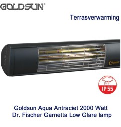 Goldsun Aqua terrasstraler 2000 Watt