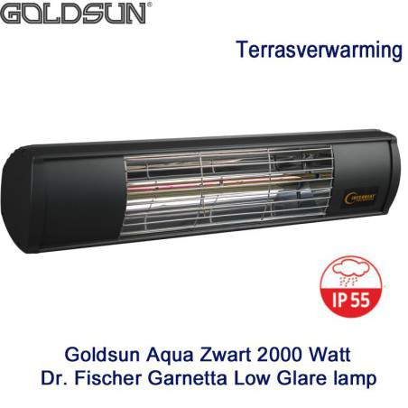 Goldsun Aqua terrasstraler 2000 Watt