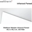 Welltherm Ecoline Metaal infrarood paneel 330 Watt 59,2 x 59,2 cm|Luchtreinigeronline