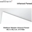 Welltherm Ecoline Metaal infrarood paneel 510 Watt 89,2 x 59,2 cm|Luchtreinigeronline