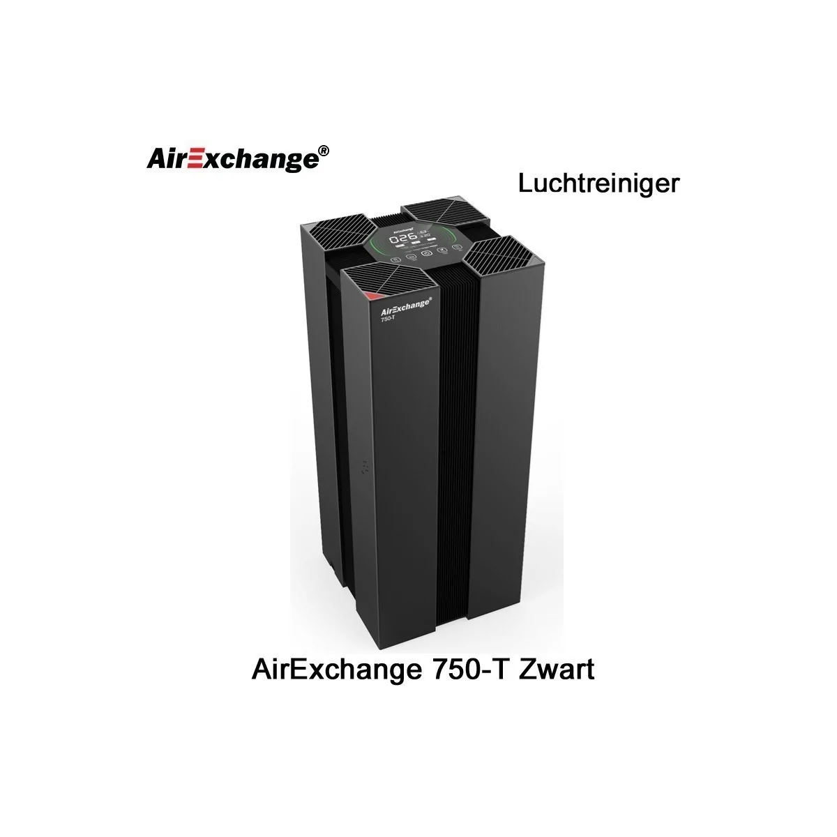 AirExchange 750-T Zwart Luchtreiniger|Luchtreinigeronline