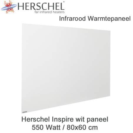 Herschel Inspire wit infrarood paneel 550 Watt, 80 x 60 cm