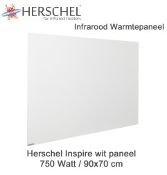 Herschel Inspire wit infrarood paneel 750 Watt, 90 x 70 cm | Luchtreinigeronline