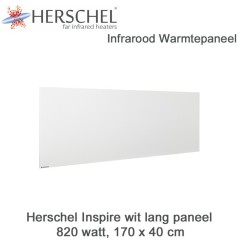 Herschel Inspire wit infrarood paneel, 820 Watt, 170 x 40 cm | Luchtreinigeronline