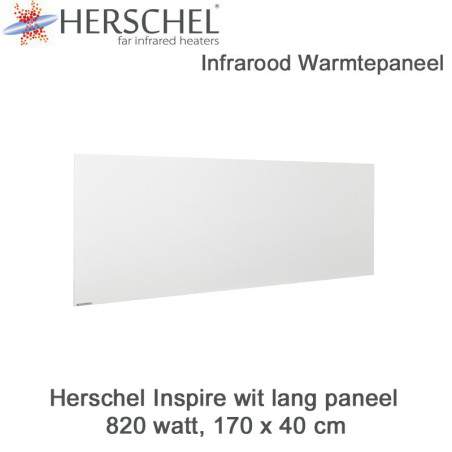 Herschel Inspire wit infrarood paneel, 820 Watt, 170 x 40 cm