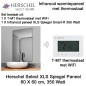 Herschel Select XLS spiegel infrarood paneel met WiFi thermostaat, 350 Watt, 60 x 60 cm