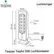 Teqoya TeqAir 200 Luchtionisator Blauw Grijs|Luchtreinigeronline