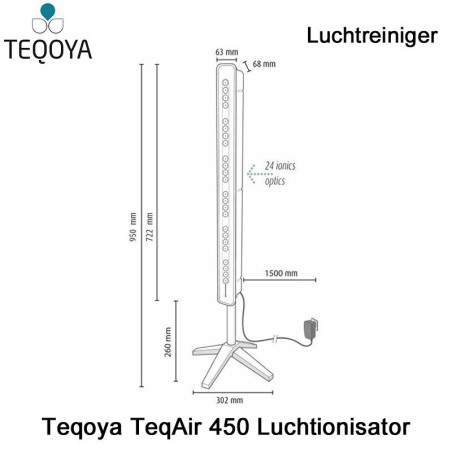 Teqoya TeqAir 450 Luchtionisator Antraciet