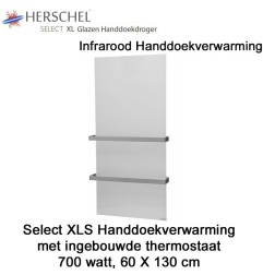 Herschel Select XLS Infrarood Handdoekverwarming, 700 Watt, 60 x 130 cm | Luchtreinigeronline