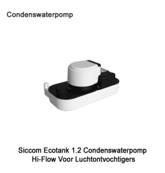 QH1HL Siccom Ecotank Condenswaterpomp hi-flow voor luchtontvochtigers | Luchtreinigeronline