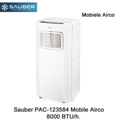 Sauber PAC-123584 8000 BTU/H Mobiele Airco | Luchtreinigeronline