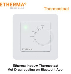Etherma Inbouw Thermostaat met draaiknop en app control | Luchtreinigeronline