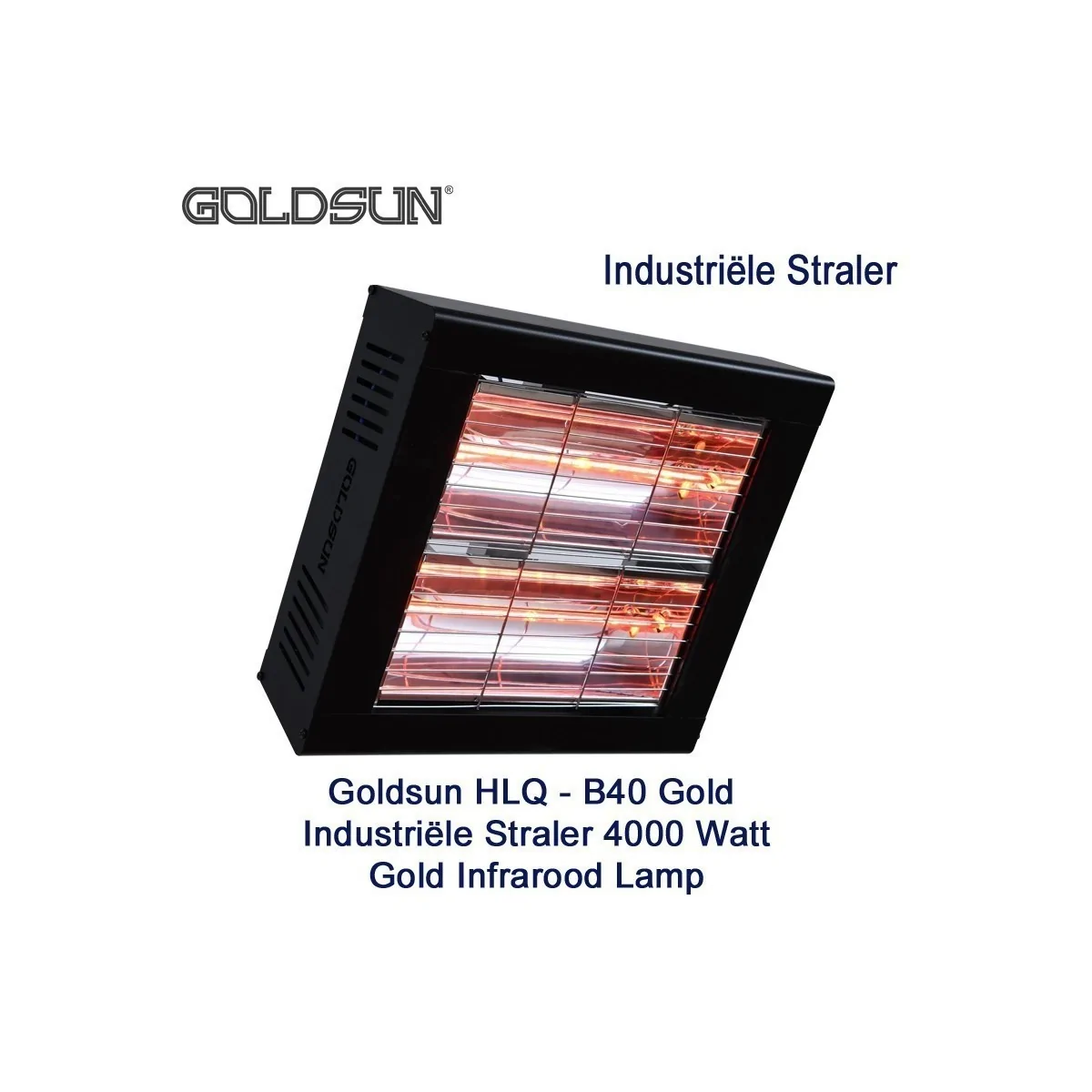 Goldsun HLQ - B40 Gold Industriële Straler 4000 Watt|Luchtreinigeronline