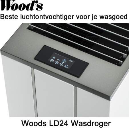 Woods LD24 Wasdroger & Luchtontvochtiger tot 80 m²