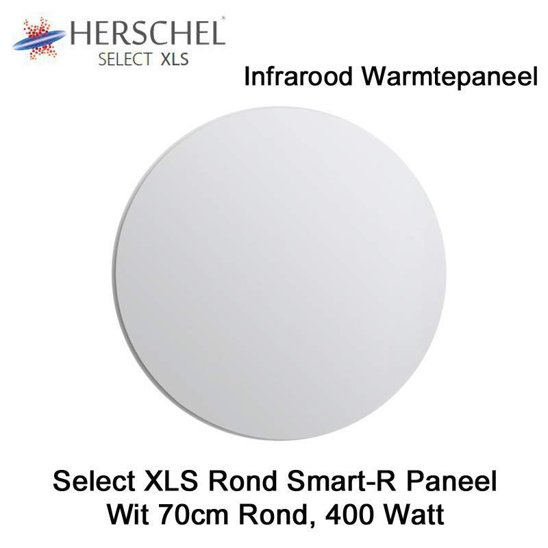 Herschel Select XLS Rond Infrarood Paneel Wit 400 Watt, 70 cm rond