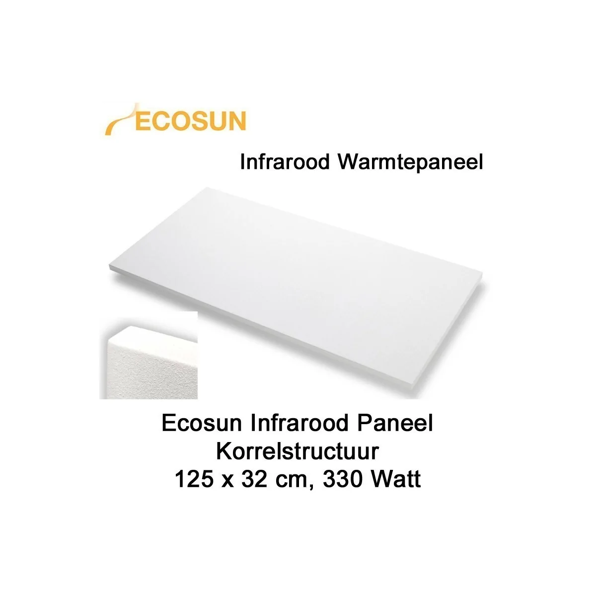 Ecosun infrarood paneel 125 x 32 cm 330 Watt|Luchtreinigeronline