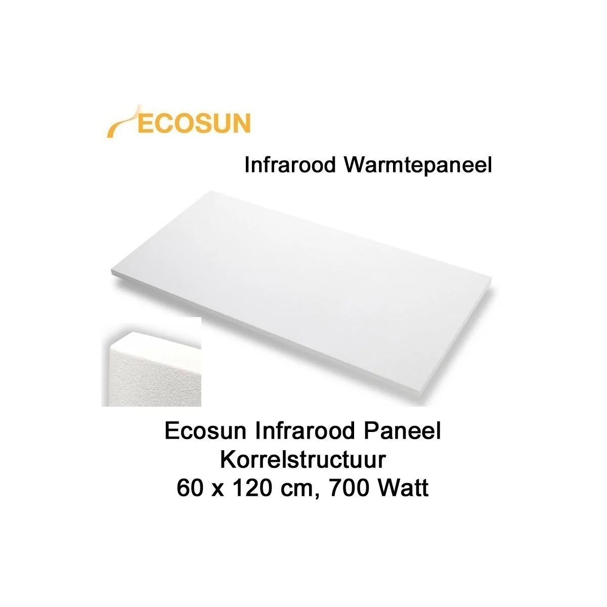 Ecosun Infrarood Paneel 700 Watt 120 x 60 cm|Luchtreinigeronline