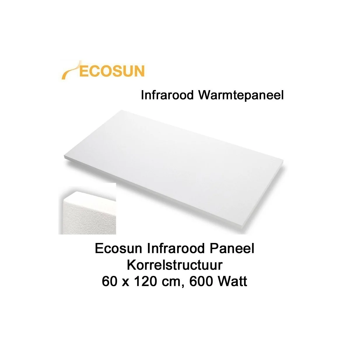 Ecosun Infrarood Paneel 600 Watt 120 x 60 cm|Luchtreinigeronline