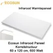 Ecosun Infrarood Paneel 600 Watt 120 x 60 cm|Luchtreinigeronline
