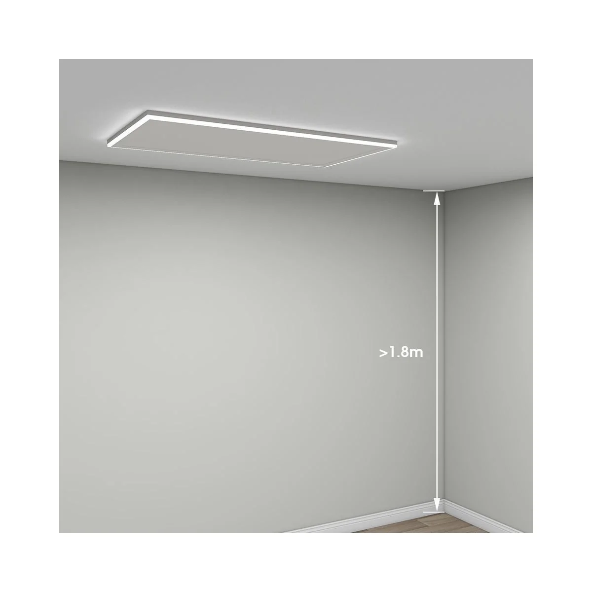 QH-HL Infraroodpaneel 660 Watt met ledverlichting en thermostaat, 63 x 108 cm|Luchtreinigeronline
