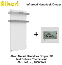 Alkari Handdoek Droger ITC met Thermostaat 1000 Watt, 60 x 140 cm | Luchtreinigeronline