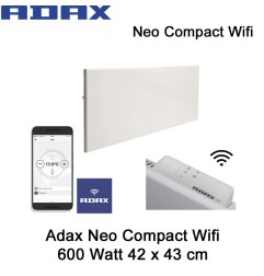 Adax Neo Compact Wifi Convector Verwarming 600 Watt, 42 x 43 cm Ecodesign | Luchtreinigeronline